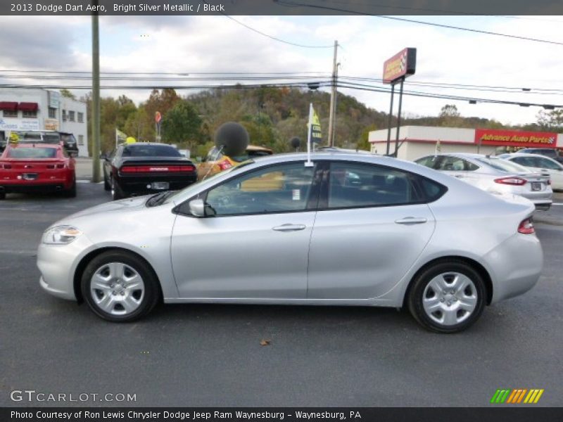Bright Silver Metallic / Black 2013 Dodge Dart Aero