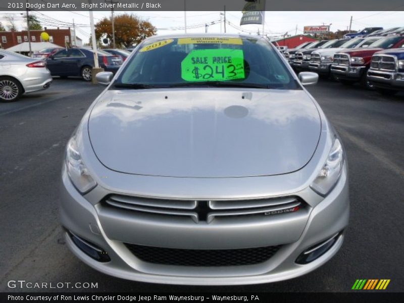 Bright Silver Metallic / Black 2013 Dodge Dart Aero