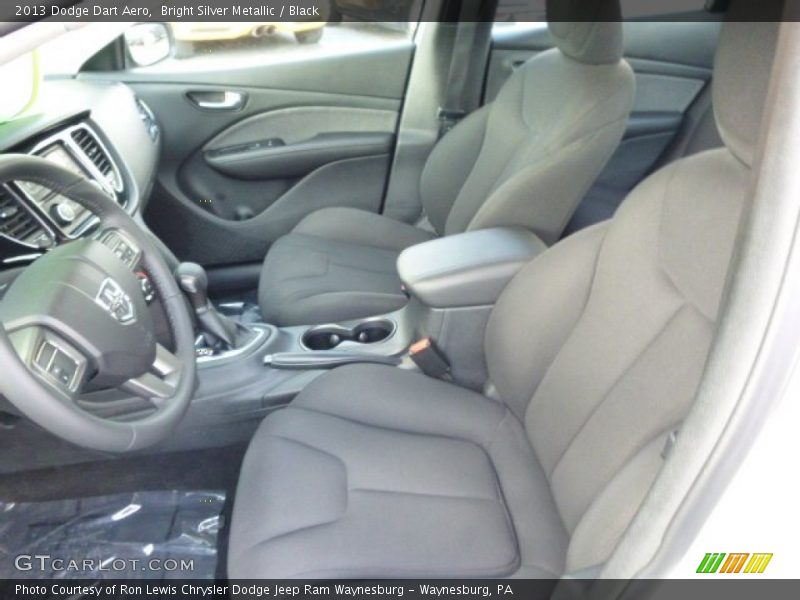 Bright Silver Metallic / Black 2013 Dodge Dart Aero