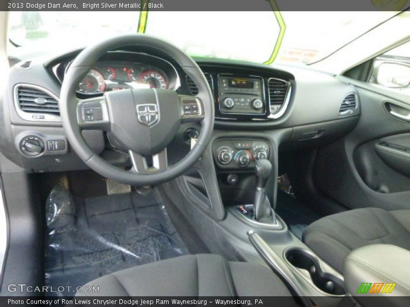 Bright Silver Metallic / Black 2013 Dodge Dart Aero