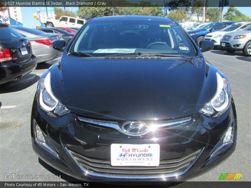 Black Diamond / Gray 2015 Hyundai Elantra SE Sedan