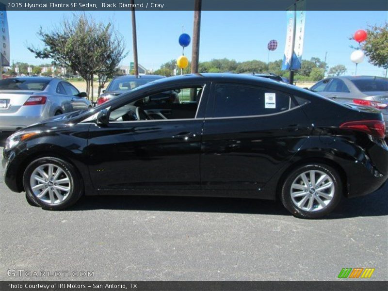 Black Diamond / Gray 2015 Hyundai Elantra SE Sedan