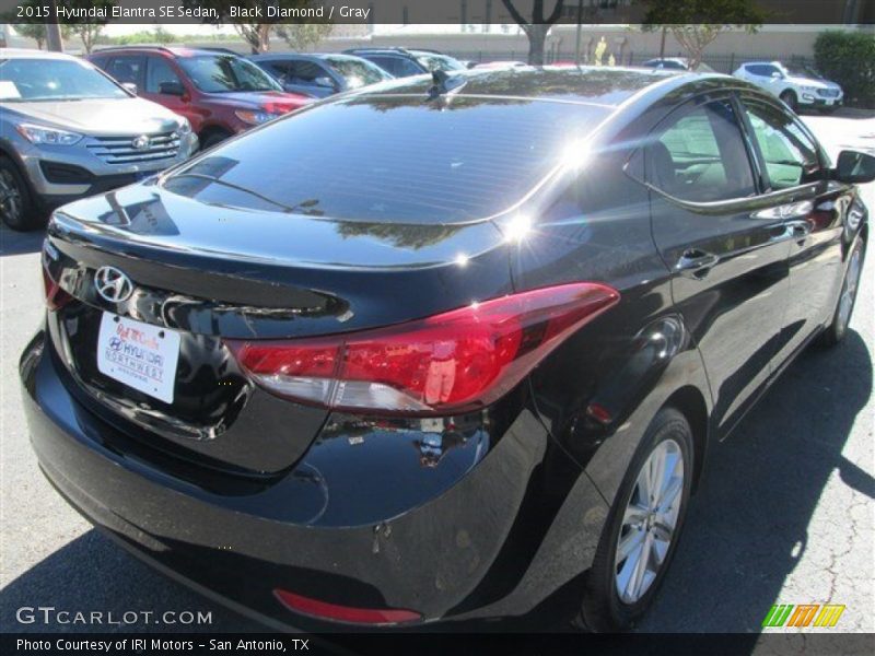 Black Diamond / Gray 2015 Hyundai Elantra SE Sedan