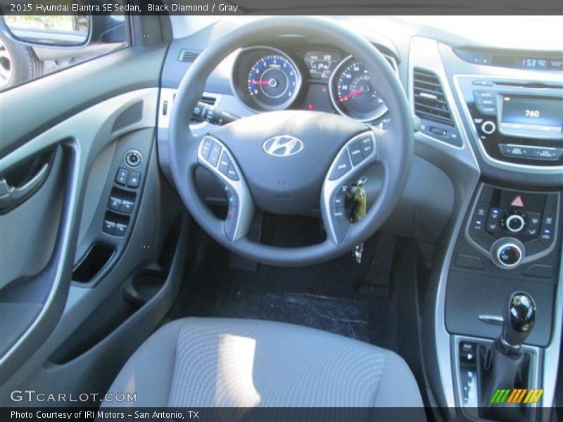 Black Diamond / Gray 2015 Hyundai Elantra SE Sedan