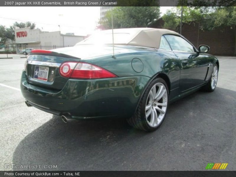 British Racing Green / Caramel 2007 Jaguar XK XK8 Convertible