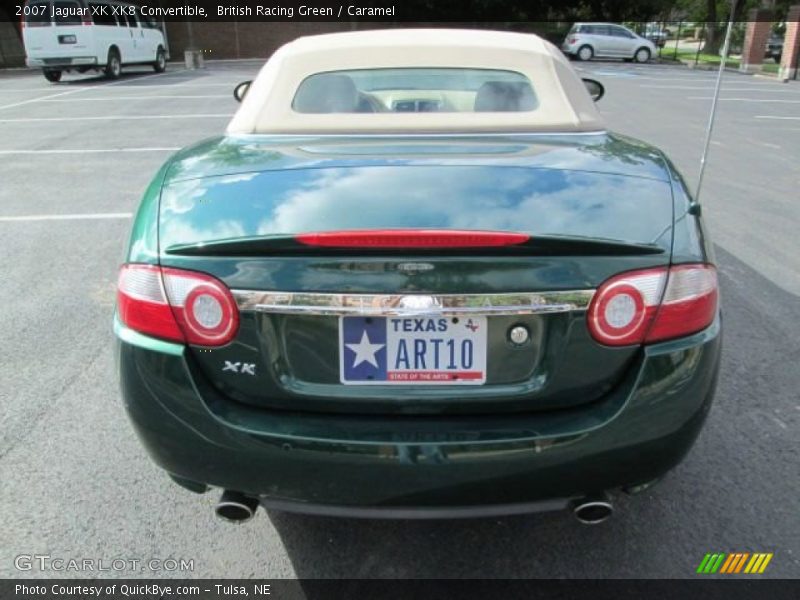 British Racing Green / Caramel 2007 Jaguar XK XK8 Convertible