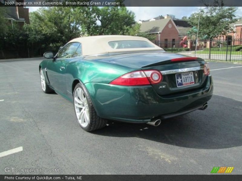 British Racing Green / Caramel 2007 Jaguar XK XK8 Convertible