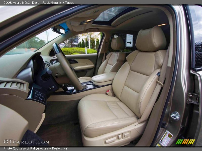 Front Seat of 2008 MDX 