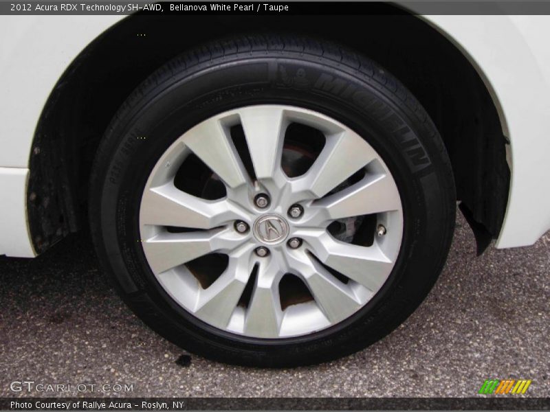 Bellanova White Pearl / Taupe 2012 Acura RDX Technology SH-AWD