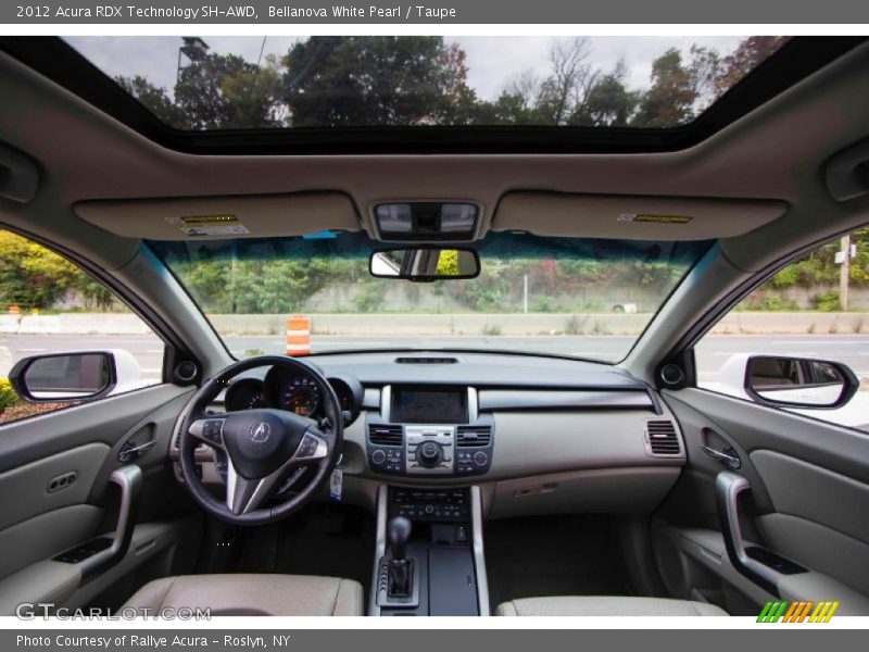 Bellanova White Pearl / Taupe 2012 Acura RDX Technology SH-AWD