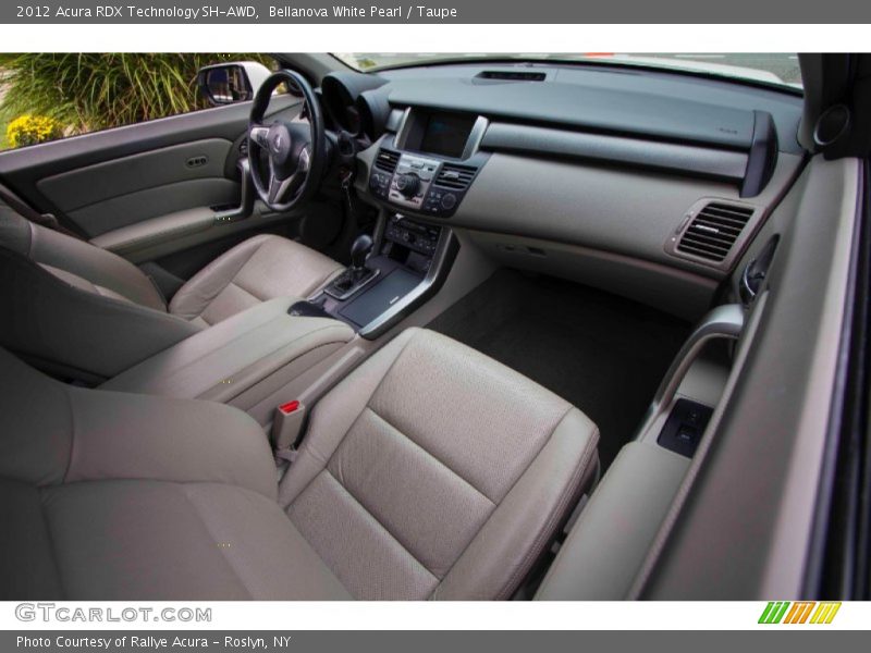 Bellanova White Pearl / Taupe 2012 Acura RDX Technology SH-AWD