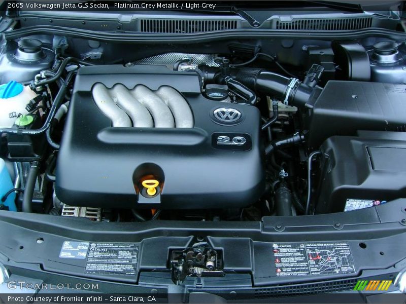 Platinum Grey Metallic / Light Grey 2005 Volkswagen Jetta GLS Sedan