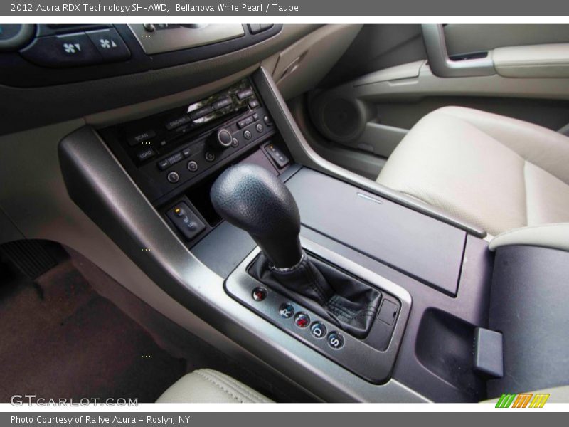 Bellanova White Pearl / Taupe 2012 Acura RDX Technology SH-AWD