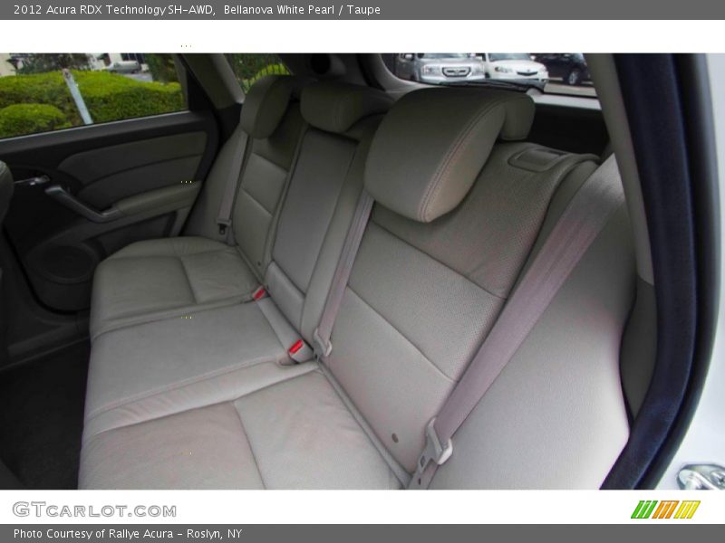 Bellanova White Pearl / Taupe 2012 Acura RDX Technology SH-AWD