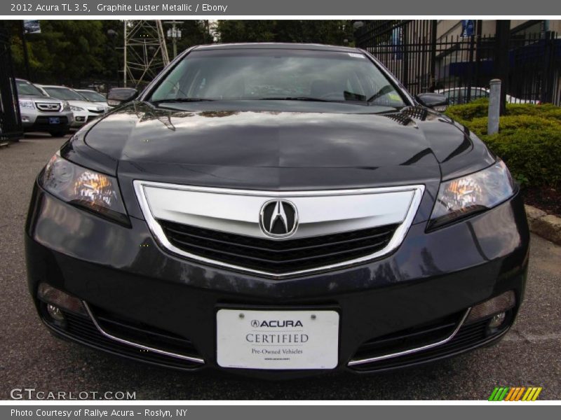 Graphite Luster Metallic / Ebony 2012 Acura TL 3.5