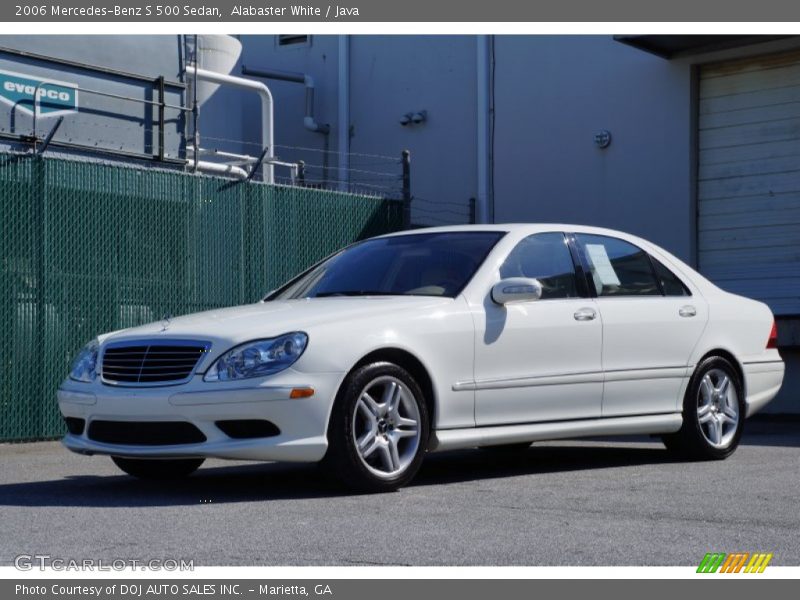 Front 3/4 View of 2006 S 500 Sedan