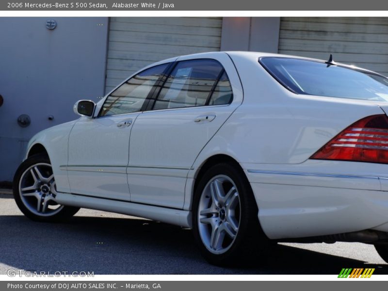 Alabaster White / Java 2006 Mercedes-Benz S 500 Sedan