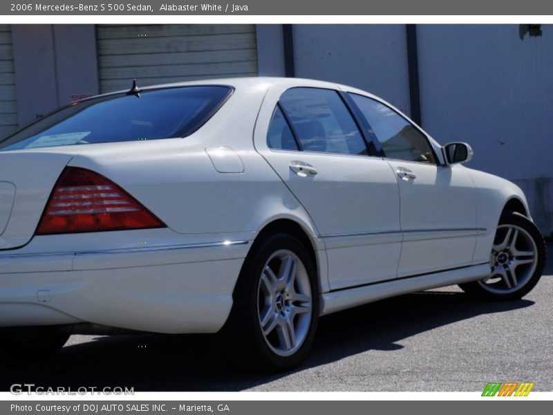 Alabaster White / Java 2006 Mercedes-Benz S 500 Sedan