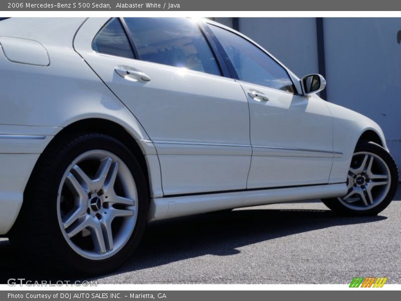 Alabaster White / Java 2006 Mercedes-Benz S 500 Sedan