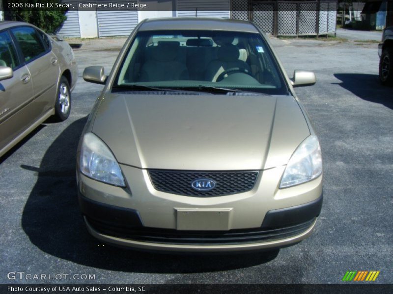 Cashmere Beige / Beige 2006 Kia Rio LX Sedan