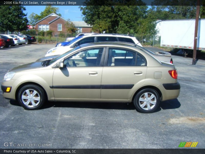Cashmere Beige / Beige 2006 Kia Rio LX Sedan
