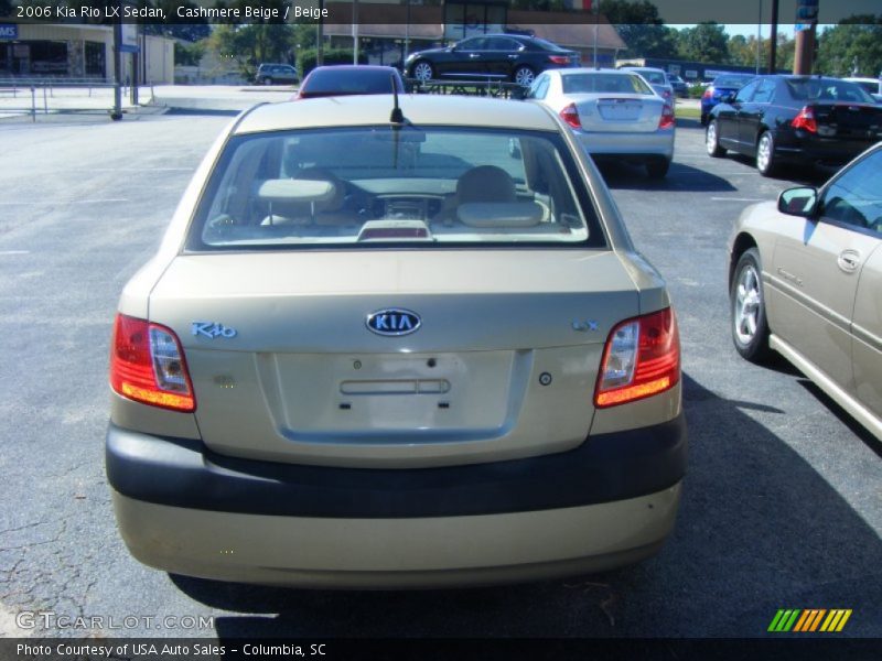 Cashmere Beige / Beige 2006 Kia Rio LX Sedan
