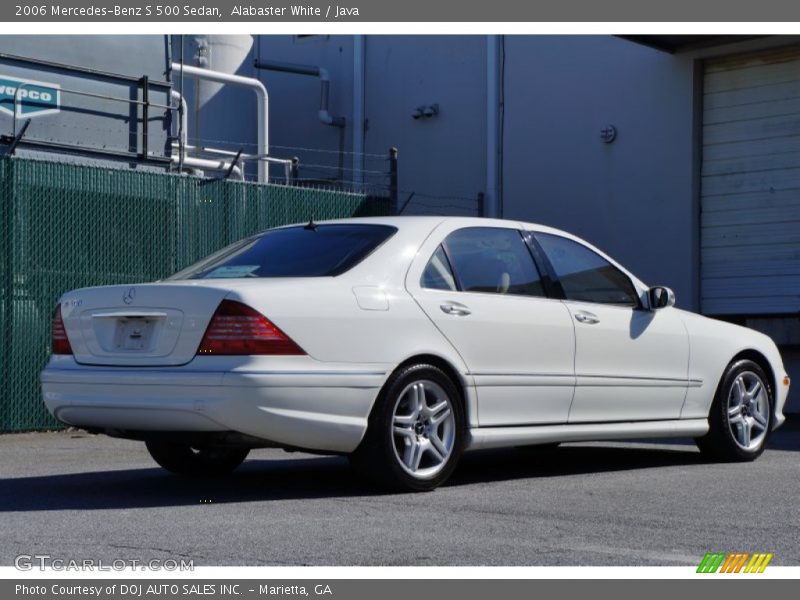 Alabaster White / Java 2006 Mercedes-Benz S 500 Sedan