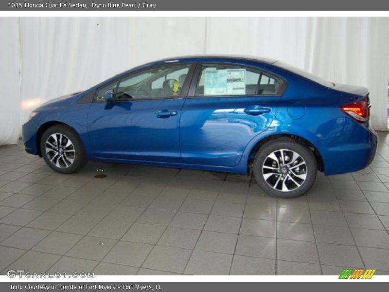  2015 Civic EX Sedan Dyno Blue Pearl