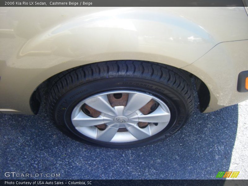 Cashmere Beige / Beige 2006 Kia Rio LX Sedan