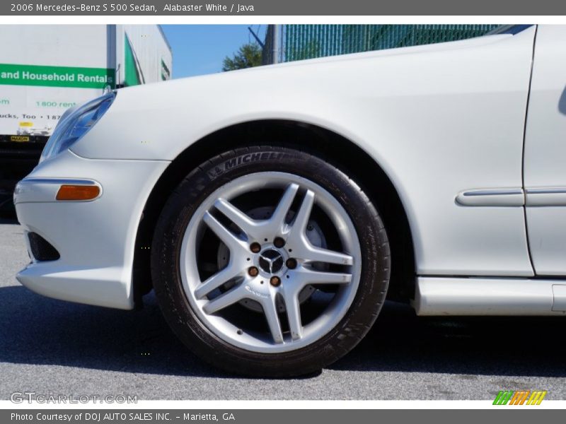 Alabaster White / Java 2006 Mercedes-Benz S 500 Sedan