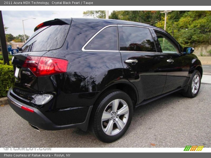Crystal Black Pearl / Taupe 2011 Acura MDX Technology