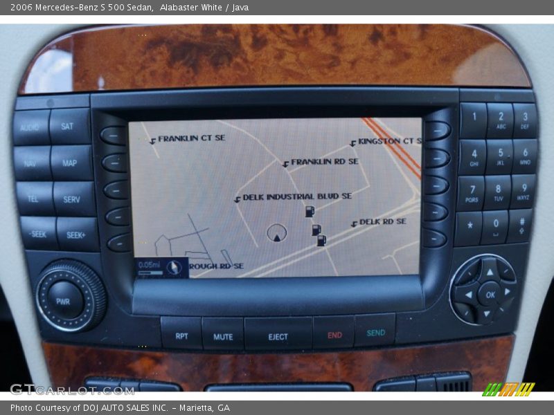Alabaster White / Java 2006 Mercedes-Benz S 500 Sedan