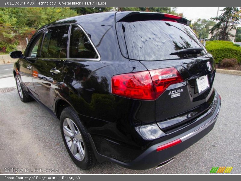 Crystal Black Pearl / Taupe 2011 Acura MDX Technology