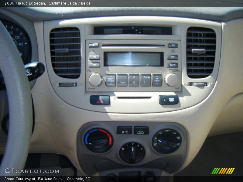 Cashmere Beige / Beige 2006 Kia Rio LX Sedan