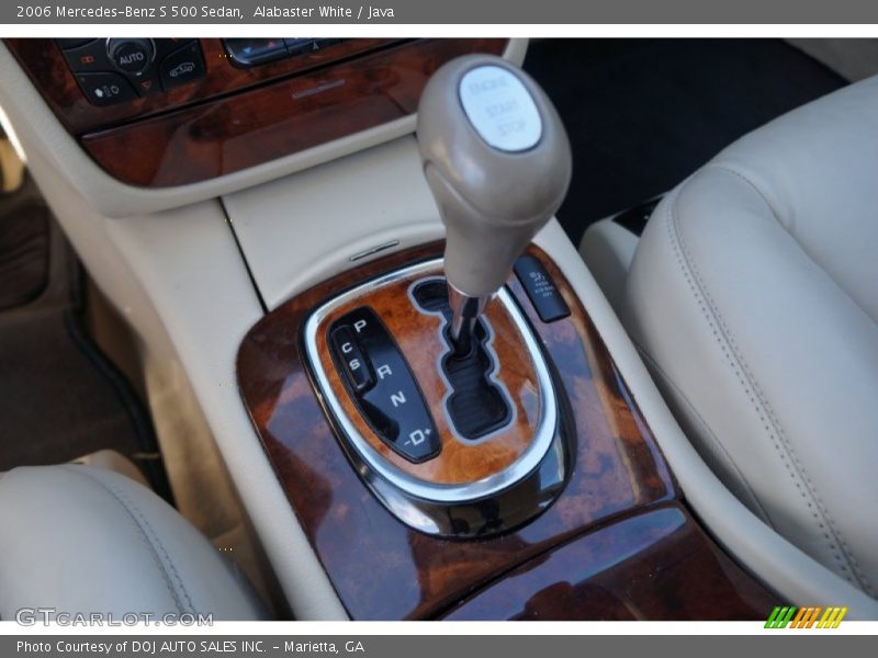 Alabaster White / Java 2006 Mercedes-Benz S 500 Sedan