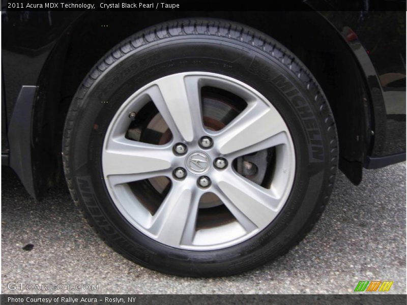 Crystal Black Pearl / Taupe 2011 Acura MDX Technology