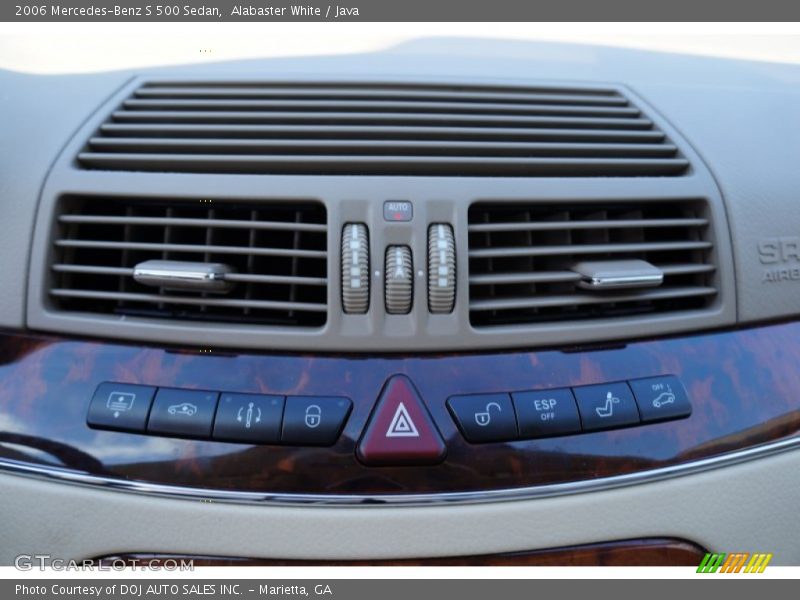 Alabaster White / Java 2006 Mercedes-Benz S 500 Sedan