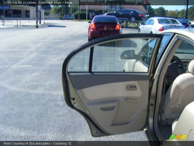 Cashmere Beige / Beige 2006 Kia Rio LX Sedan