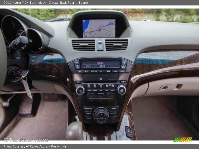 Crystal Black Pearl / Taupe 2011 Acura MDX Technology