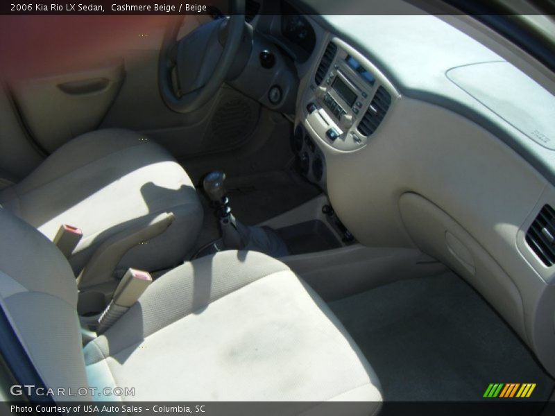 Cashmere Beige / Beige 2006 Kia Rio LX Sedan