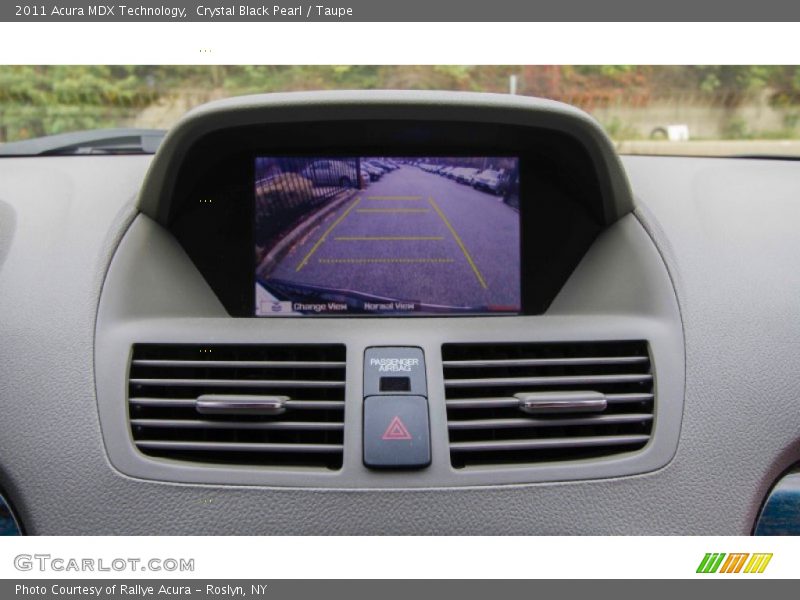 Crystal Black Pearl / Taupe 2011 Acura MDX Technology