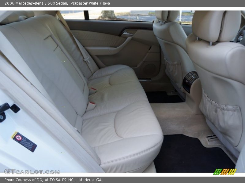 Alabaster White / Java 2006 Mercedes-Benz S 500 Sedan