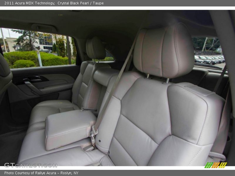 Crystal Black Pearl / Taupe 2011 Acura MDX Technology