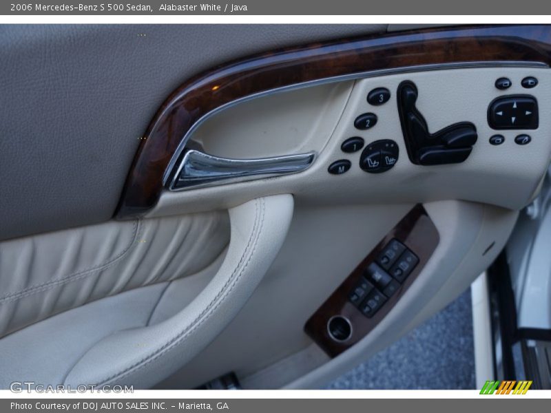 Alabaster White / Java 2006 Mercedes-Benz S 500 Sedan