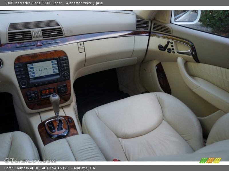 Alabaster White / Java 2006 Mercedes-Benz S 500 Sedan