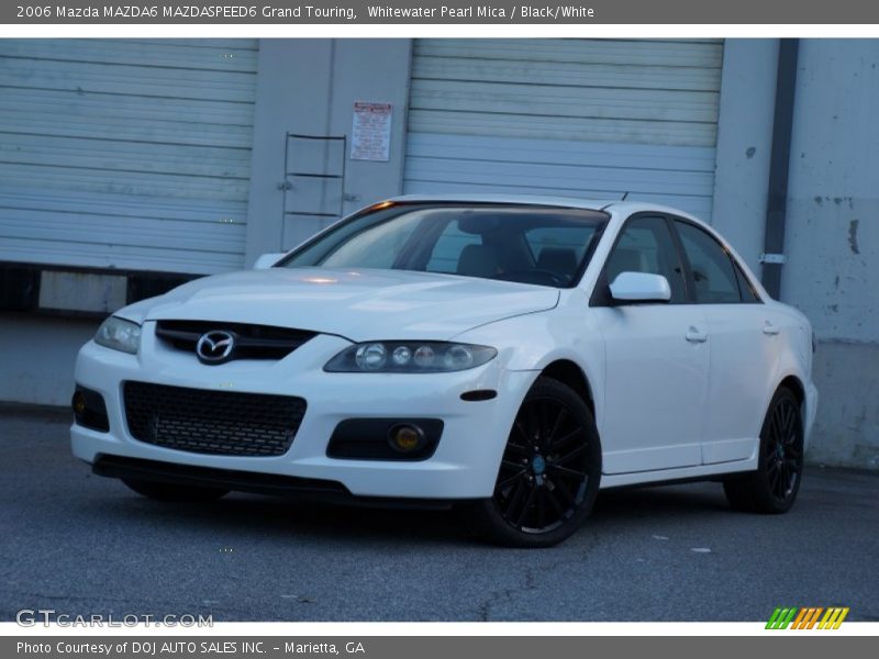Whitewater Pearl Mica / Black/White 2006 Mazda MAZDA6 MAZDASPEED6 Grand Touring
