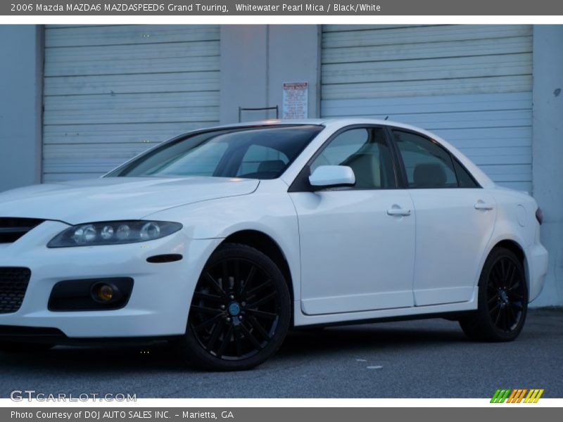 Whitewater Pearl Mica / Black/White 2006 Mazda MAZDA6 MAZDASPEED6 Grand Touring