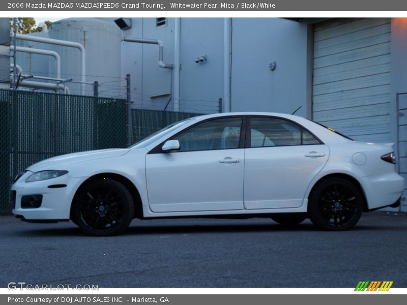 Whitewater Pearl Mica / Black/White 2006 Mazda MAZDA6 MAZDASPEED6 Grand Touring