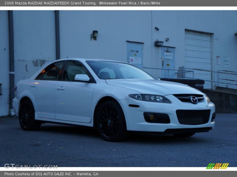 Whitewater Pearl Mica / Black/White 2006 Mazda MAZDA6 MAZDASPEED6 Grand Touring