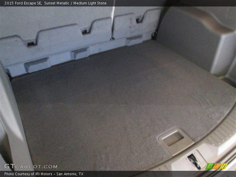 Sunset Metallic / Medium Light Stone 2015 Ford Escape SE